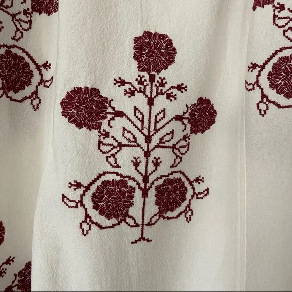 🌿NWT Free People Cactus Flower Embroidered Cotton Dress